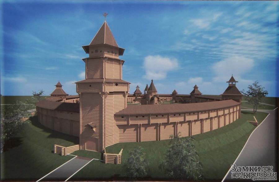 3D модель Орловской крепости