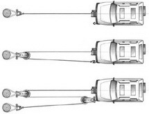 Схемы полиспаст для вытягивания автомобиля